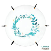 Jersey Two Way Stretch Printed Leaf Layer | Green